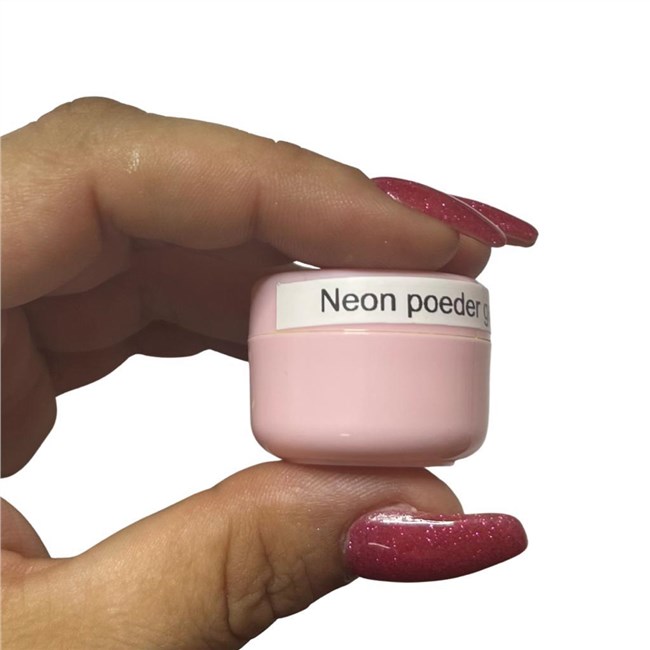Neon poeder 10ml - Oranje Neon poeder 10ml - Oranje